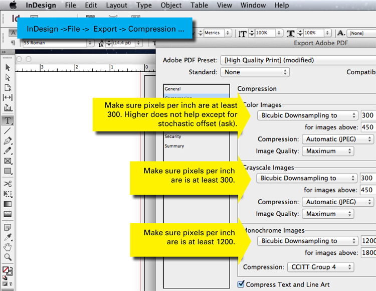 <h4>4</h4><h3>Check 'Compression' settings of the profile</h4>